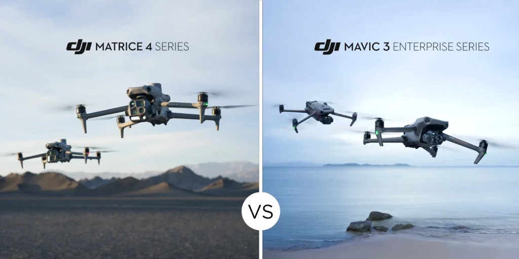 So Sánh DJI Matrice 4 Series Và Mavic 3 Enterprise Series: Chúng Khác Nhau Thế Nào?