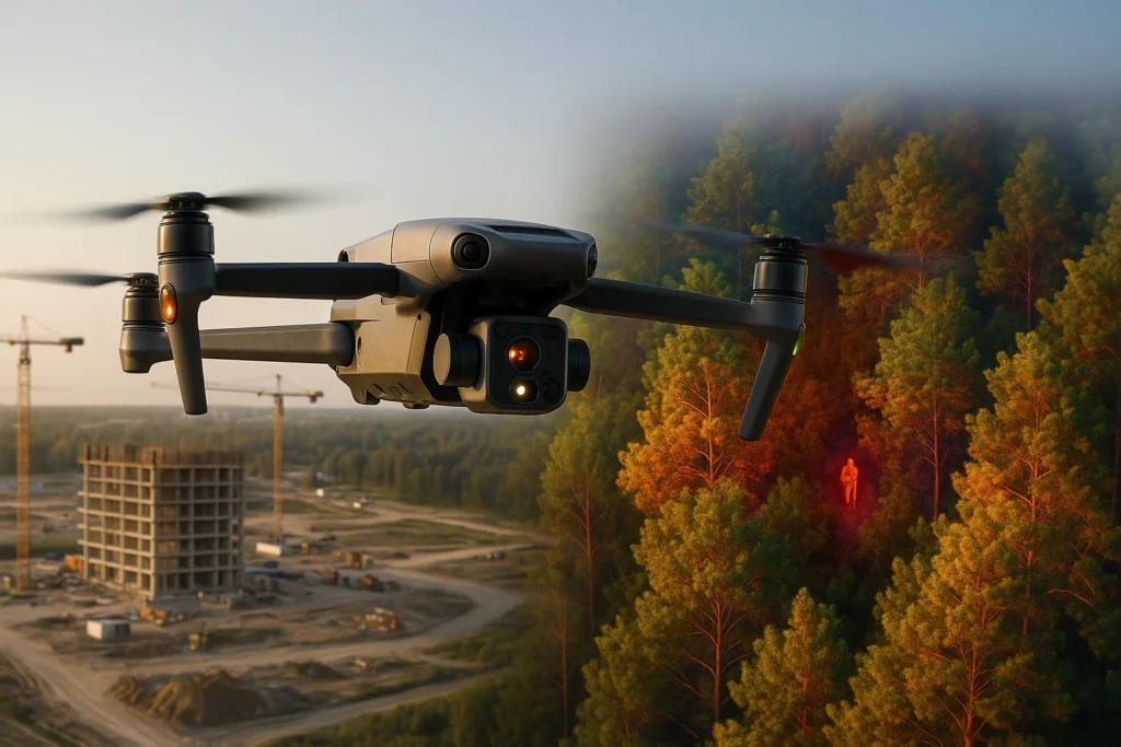 DJI Mavic 3TA – drone camera nhiệt tầm trung tối ưu cho khảo sát và cứu hộ