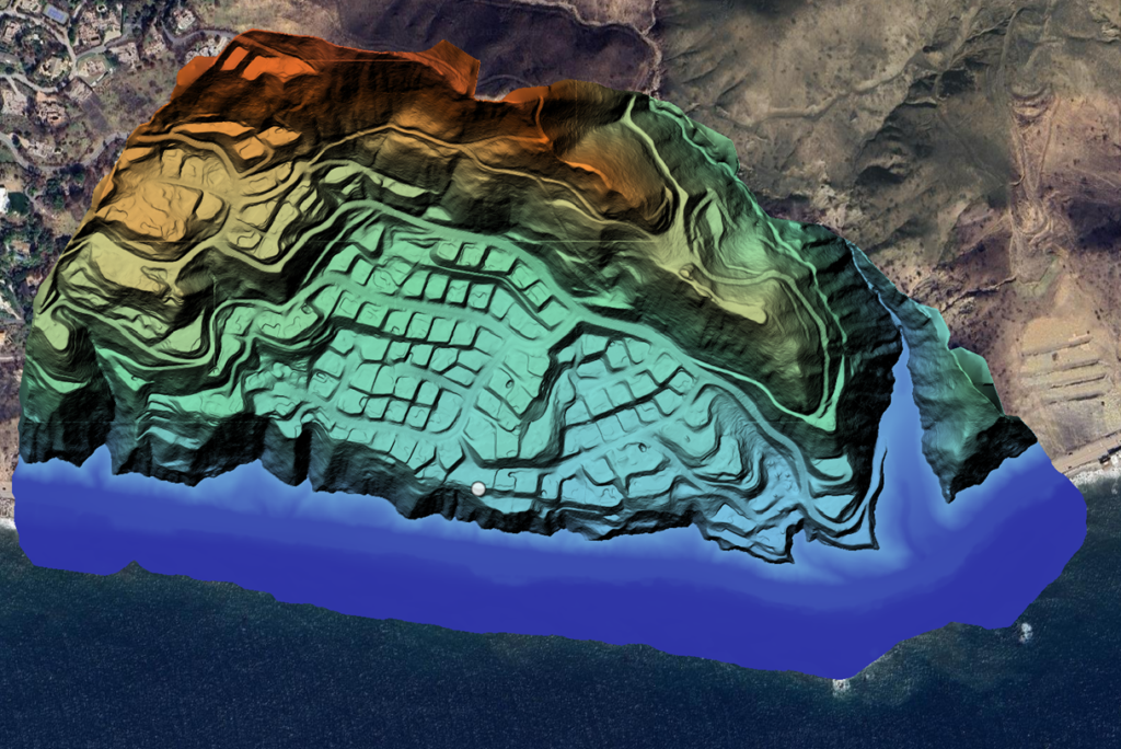 Mô hình DSM được tái tạo từ dữ liệu DJI Matrice 400 RTK
