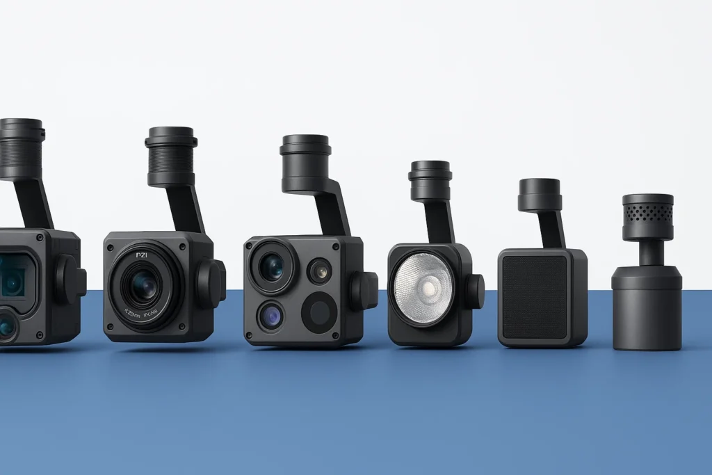 các phụ kiện và cảm biến nổi bật tương thích với DJI Matrice 400 RTK