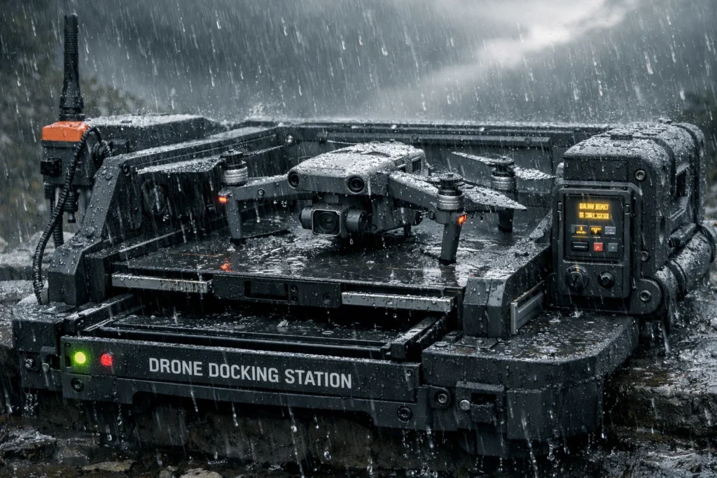 DJI Dock 3 thiết kế bền bỉ cho môi trường ngoài trời khắc nghiệt