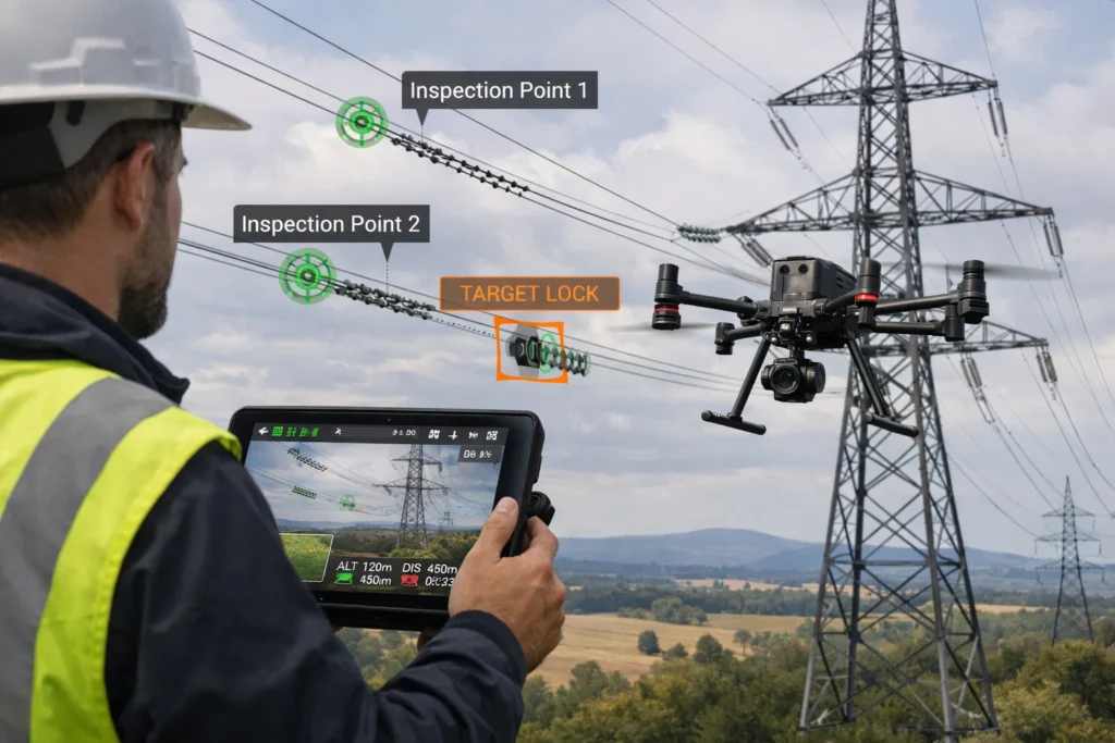 Ứng dụng flycam ngành điện trong kiểm tra đường dây truyền tải