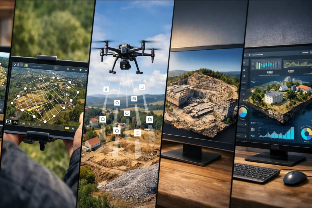 Quy trình khảo sát và dựng mô hình 3D thực chiến với DJI Matrice 4E