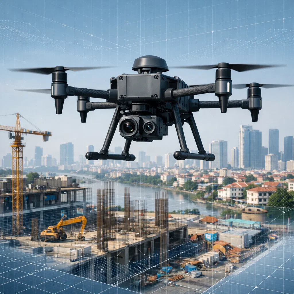 DJI Matrice 4E cẩm nang khảo sát và mô hình 3D thực chiến tại thegioiflycam.vn