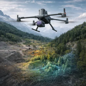 Drone LiDAR DJI khảo sát địa hình 3D hiện đại