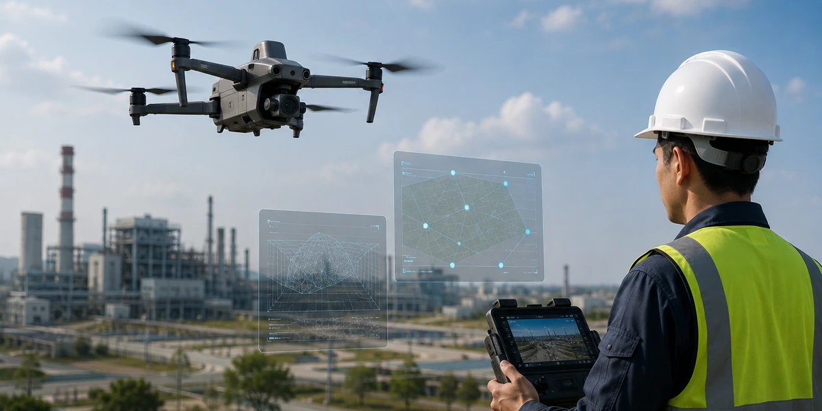 Drone doanh nghiệp DJI và hệ sinh thái dữ liệu từ thu thập đến xử lý mô hình 3D
