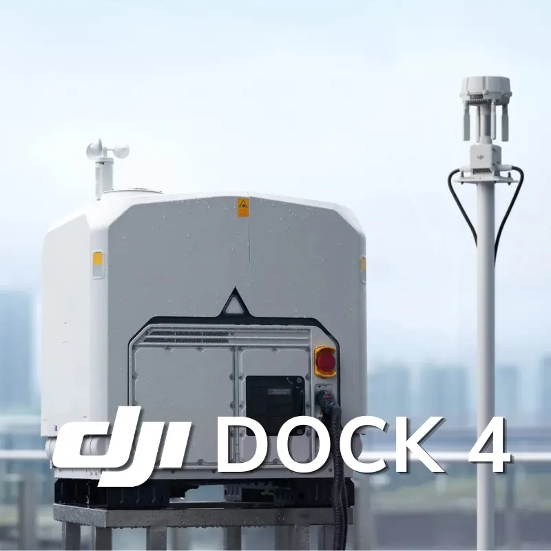 DJI DOCK 4 DJI Dock 4 – Trạm Drone Tự Động Thay Pin 25 Giây